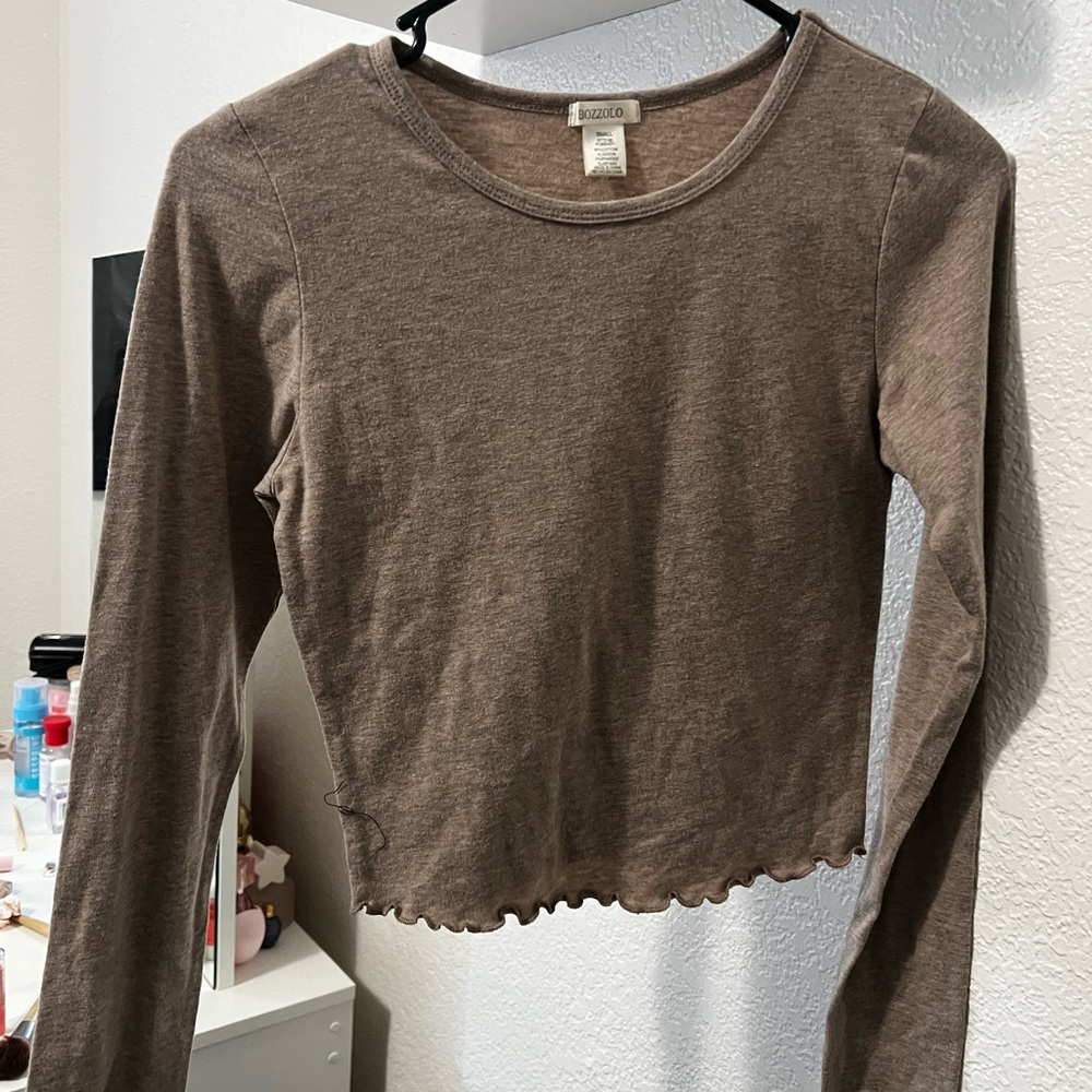 ruffle long sleeve
